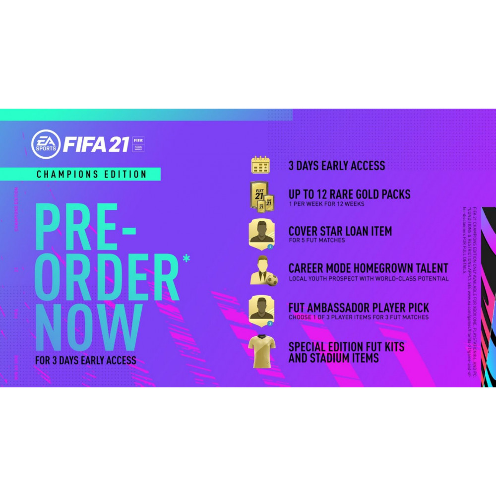 FIFA 21 XBOX ONE | XBOX X : Издание Champions