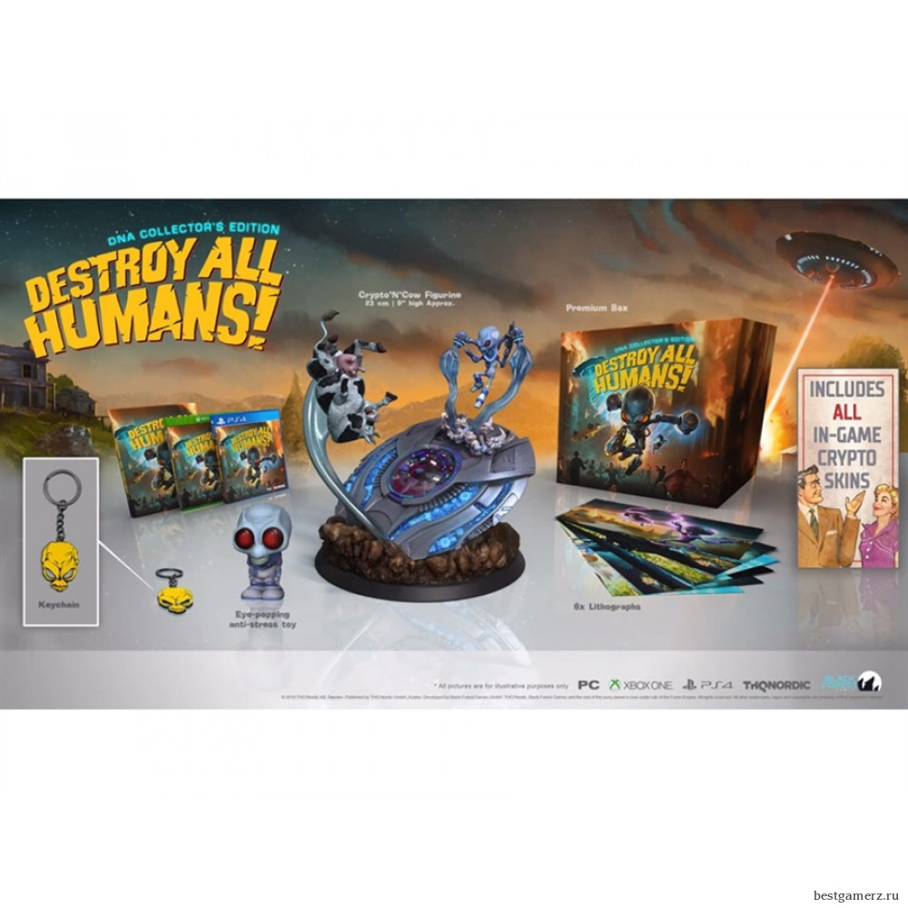 Коллекционное издание Destroy All Humans! - The DNA Edition PS4