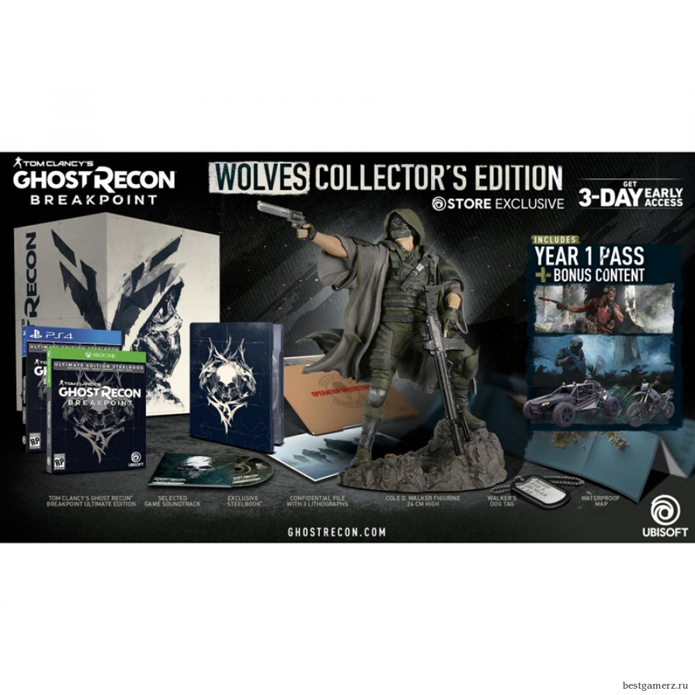Коллекционное издание Ghost Recon: Breakpoint - Wolves Collector's Edition PC