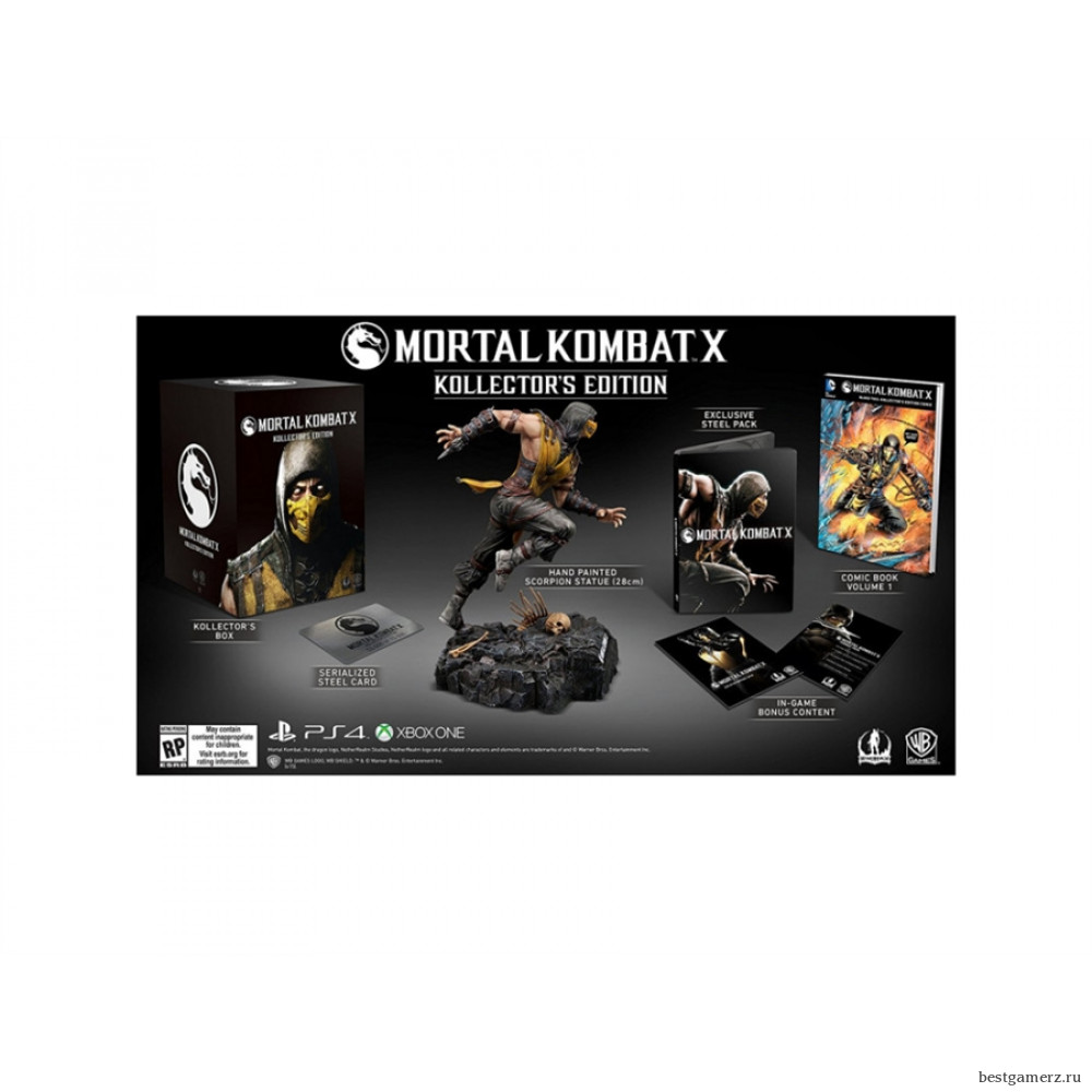 Коллекционное издание Mortal Kombat X: Kollector's Edition PS4