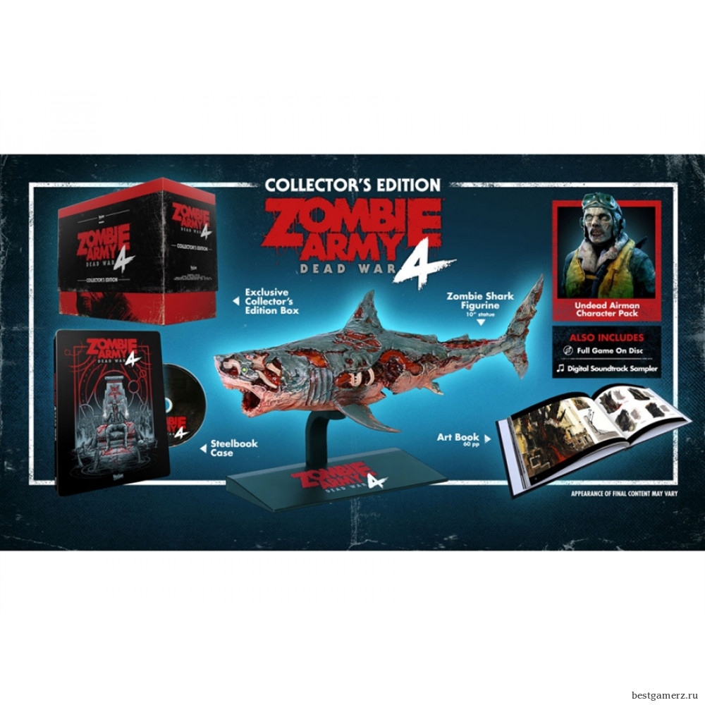 Коллекционное издание Zombie Army 4 - Dead War - Collector's Edition PS4