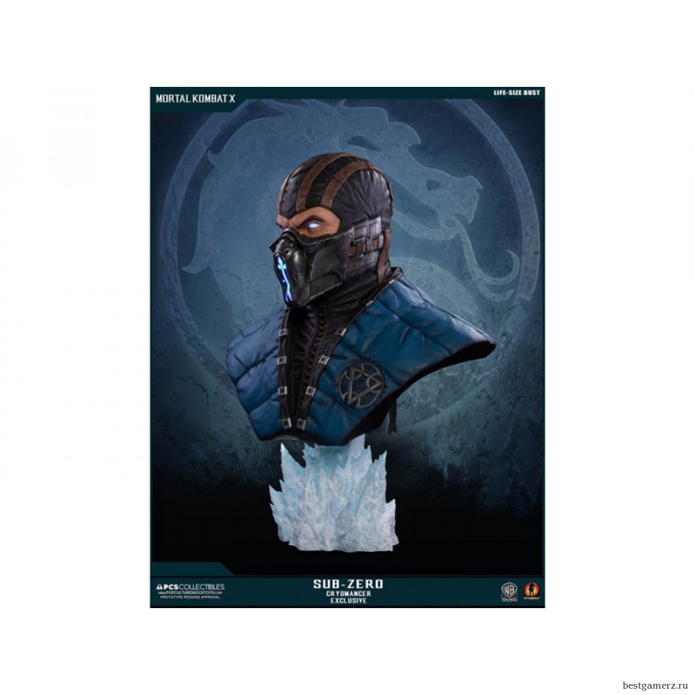 Бюст из игры Mortal Kombat X - Саб-Зиро (Sub-Zero)