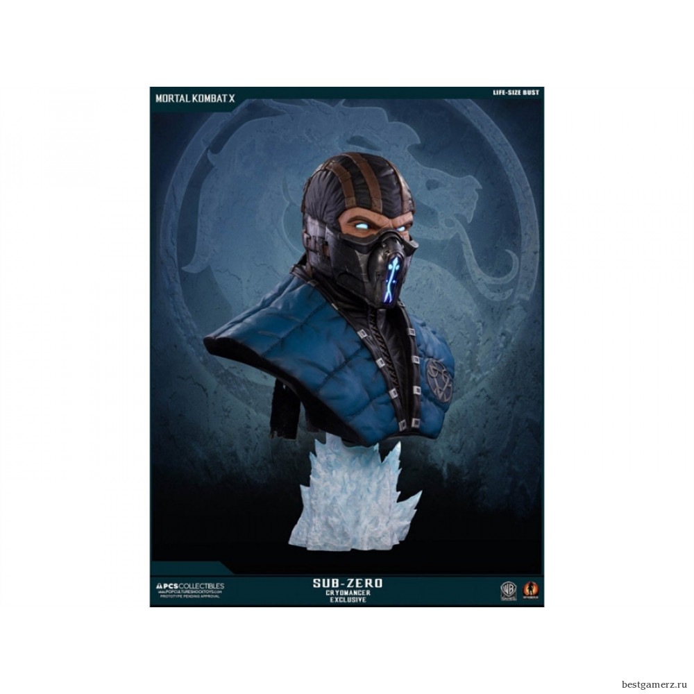Бюст из игры Mortal Kombat X - Саб-Зиро (Sub-Zero)