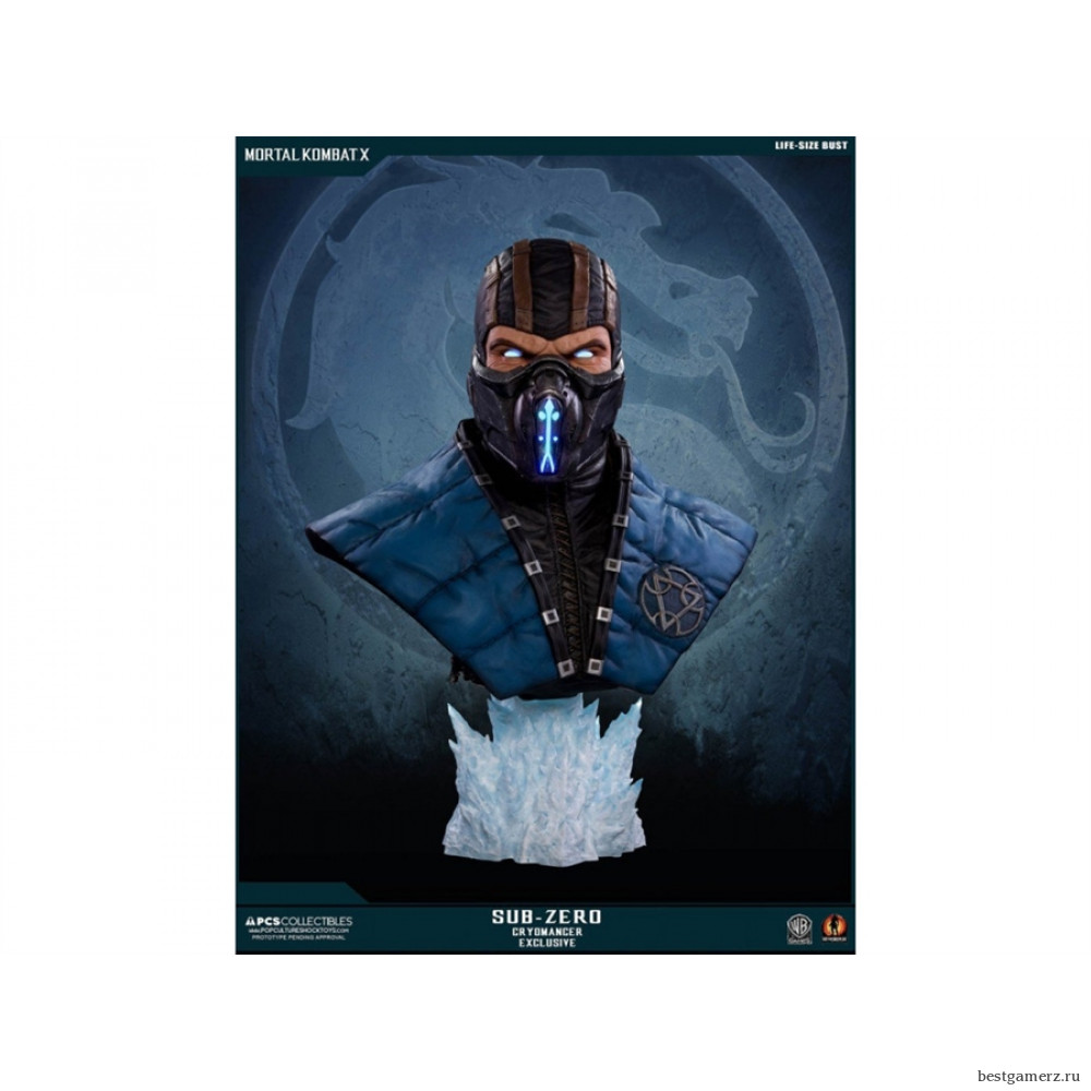 Бюст из игры Mortal Kombat X - Саб-Зиро (Sub-Zero)